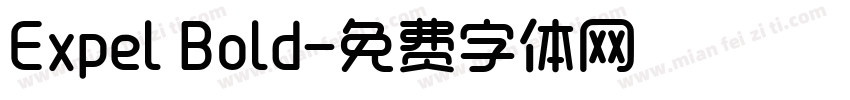 Expel Bold字体转换